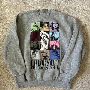 Taylor Swift The Eras Tour Multicolor Graphic Sweater